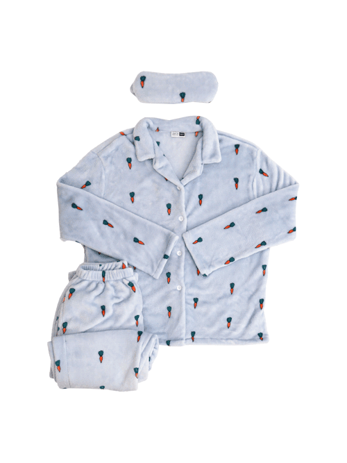 2s FLEECE carrot pajamas (sleep shade set / woman)